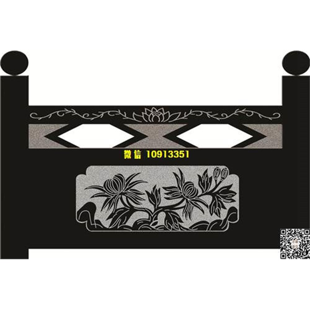 精雕图35菊花栏板精雕图线雕图线条图单线铣底图_电脑雕刻plt文泰矢量图精雕图浮雕图